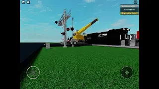 Mer rouge train crash recoreation in roblox