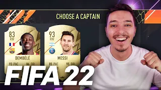 LIONEL MESSI REVINE LA DRAFT LA FIFA 22 SI ESTE SENZATIONAL !!! FIFA 22 ROMANIA !!!