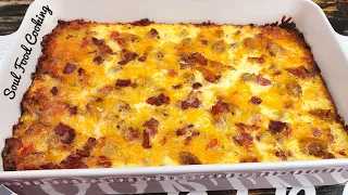 Breakfast Casserole Recipe - How to make the BEST Breakfast Casserole.