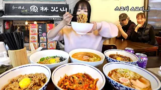 A local ramen that cooks for 20 hours?!😂 Ramen eating show that is open only for 4 hours a day