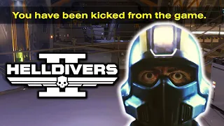 Helldivers 2 you have been kicked from the game