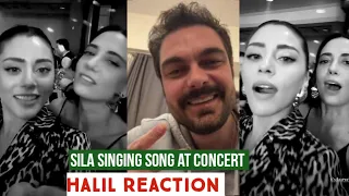 Sila Turkoglu Singing Song in Concert !Halil Ibrahim Ceyhan Reaction