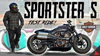 Harley-Davidson Sportster S TEST RIDE!