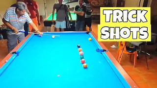 Billiard Trick Shots | Filipino Pool Players | Billiard | Tirador