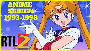 Zeichentrickserien 90er RTL2 - Anime Serien RTL2 - Als wir noch jung waren 1993 - 1998