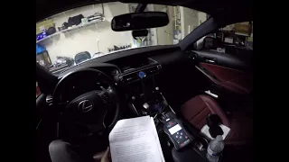 2014 IS350 F Sport RR Tune installation and Test Run