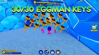 SECRET AREA for 30/30 Eggman Keys in sonic speed simulator