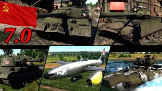 ZSRR 7.0 | IS-3 (JS-3), T-44-100, ZSU-57-2, BTR-ZD, Su-9 | War Thunder PL