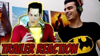 SHAZAM! Official Teaser TRAILER REACTION And REVIEW Comic Con