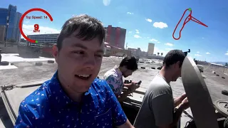 Bryce Driving a 113A2 Armored Personnel Carrier at Battlefield Vegas