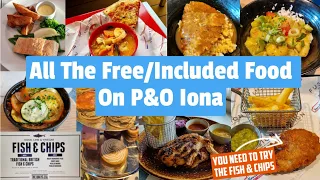 P&O Iona - Eating Our Way Around The Ship! Showing You The Free/Included Restaurants On Board