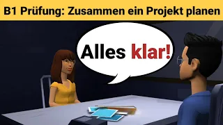 Oral exam German B1 | Planning something together/dialogue | talking Part 3: A project