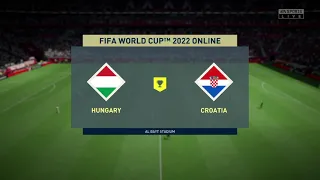 FIFA 23 World Cup 2022 Online | HUNGARY VS CROATIA | SEMI |