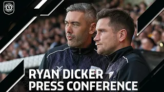 PRESS CONFERENCE | Ryan Dicker Looks Ahead To Our Game With Forest Green Rovers