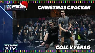 Squash: Coll v Farag - FULL MATCH - Windy City Open 2020 - Christmas Cracker