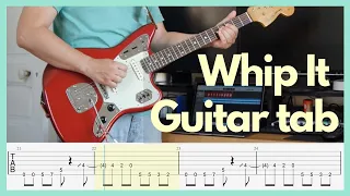 Whip It - Devo (Guitar cover with tabs)