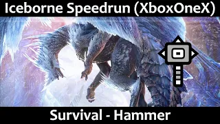 Iceborne Speedrun - Survival (Hammer)