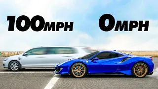 I Gave My Friend a 100MPH Run-Up to Beat This Ferrari