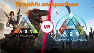 Ark survival evolved vs Ark survival ascended graphic comparison 2024