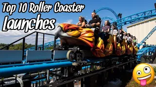 Top 10 BEST Roller Coaster Launches in the World (2023)