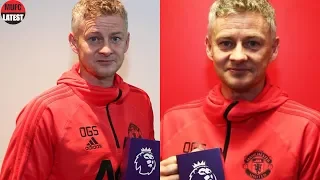 Solskjaer Reacts To Winning Manager Of The Month Award For January! - Ole Gunnar Exclusive Press!