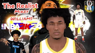 The Realist Mikey Williams NBA 2k24 Face Creation (Kobe Bryant Edition) 🔥🔥