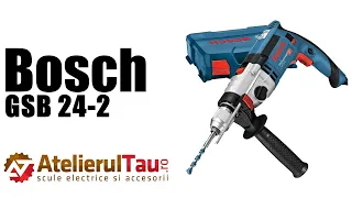 Bosch GSB 24-2 - Masina de gaurit cu percutie, 1100 W - Prezentare&Test in sarcina