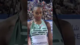 Sha’Carri Richardson is in the shape of her life #trackandfield #sprinting #athletics