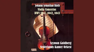 Violin Concerto in E Major, BWV 1042: I. Allegro
