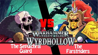 Warhammer Underworlds Battle Report: The Sepulchral Guard vs The Farstriders