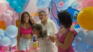 Ana Castela faz aniversário para irmã de 7 anos