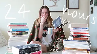 I tried reading for 24 hours straight… (reading 6 books in ONE day) ⏰📖