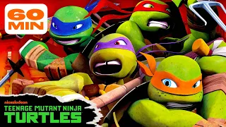 60 MINUTES of the Most EPIC Battles Ever! ⚔️ | Teenage Mutant Ninja Turtles