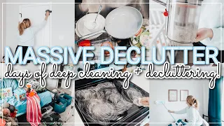 🧼 *MASSIVE* CLEAN AND DECLUTTER WITH ME 2022 | 2 DAYS OF SPEED CLEANING MOTIVATION | WHITNEY PEA