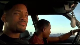 Will Smith and Martin Lawrence Singing Bad Boys in Bad Boys(1995)