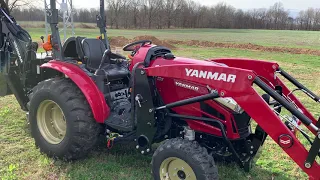 Loaded Up Yanmar YT235 Tractor with Backhoe