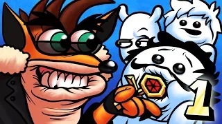 Oney Plays Crash Bandicoot Warped WITH FRIENDS - EP 1 - Crimson Cosby (Crash Bandicoot 3)