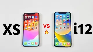 iPhone Xs Vs iPhone 12 in 2023 - Speed Test!! iOS 17 Vs iOS 16.2