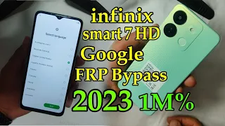 infinix Smart 7 HD Google FRP Bypass Android 12 x6516 without pc 100%😍