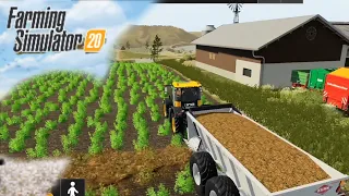 "Farming simulator" Purchase KUHN SLC 141 manure spreader and big loading wagon for hay.part#15