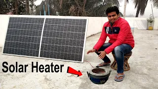 अब चलेगा एक panel से solar heater || How to make solar heater with one solar panel ||