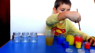 Эксперимент: Радуга в стаканах/Шагающая вода/WALKING WATER Easy Kids Experiments