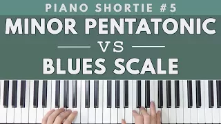 Minor Pentatonic vs Blues Scale