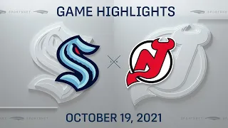 NHL Highlights | Kraken vs. Devils - Oct 19, 2021