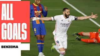 All GOALS KARIM BENZEMA in LaLiga