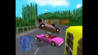 The Simpsons: Road Rage (Alpha 3) - Going start-to-end on each map