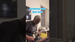 Runaway guitar solo - Bon Jovi #bonjovi #jonbonjovi #shorts Tim Pierce