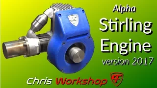 Stirling engine Alpha version 2017