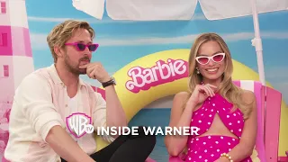 ¡Llegamos a BARBIELAND con #MargotRobbie, #RyanGosling, y todo el elenco de #Barbie! #InsideWarner