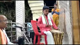 Gajamukhadavage Ganapage | Astavadhana Seve | chende Advaith Kanyana